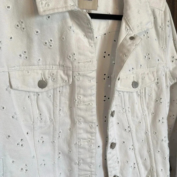 Liverpool Los Angeles White Jean Jacket - Medium. GUC - Picture 5 of 9